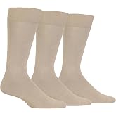 Chaps Men's Super Soft Dress Crew Socks - 3 &amp; 6 Pairs - Patterns and Textures