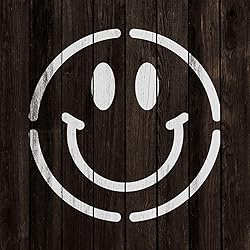 Smiley Face Print Stencil - Create Smiley