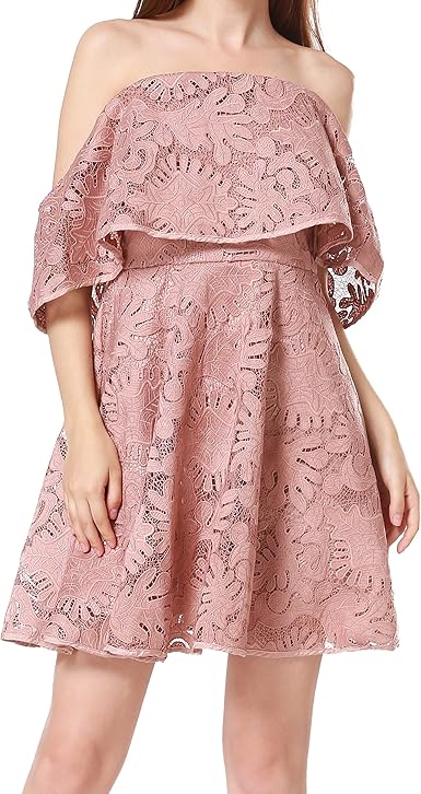 pink midi cocktail dress