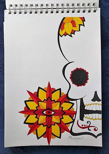 Get Amazon Com Sugar Skull And Mandala Art Day Of The Dead Art 9x12 Free HD Wallpaper Amazon Com Sugar Skull And Mandala Art Day Of The Dead Art 9x12 For Android