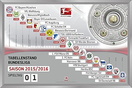 Fan Sport 24 Tableau Magnetique Geant Bundesliga 2015 2016 Amazon