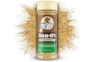 Dan-O's Cheesoning Seasoning, 2.2 oz Bottle, All Purpose Seasoning for Pizza, Popcorn, Chicken, Bread and More, Sugar Free, Zero Calorie, Parmesan Cheese Replacement for your Favorite Foods