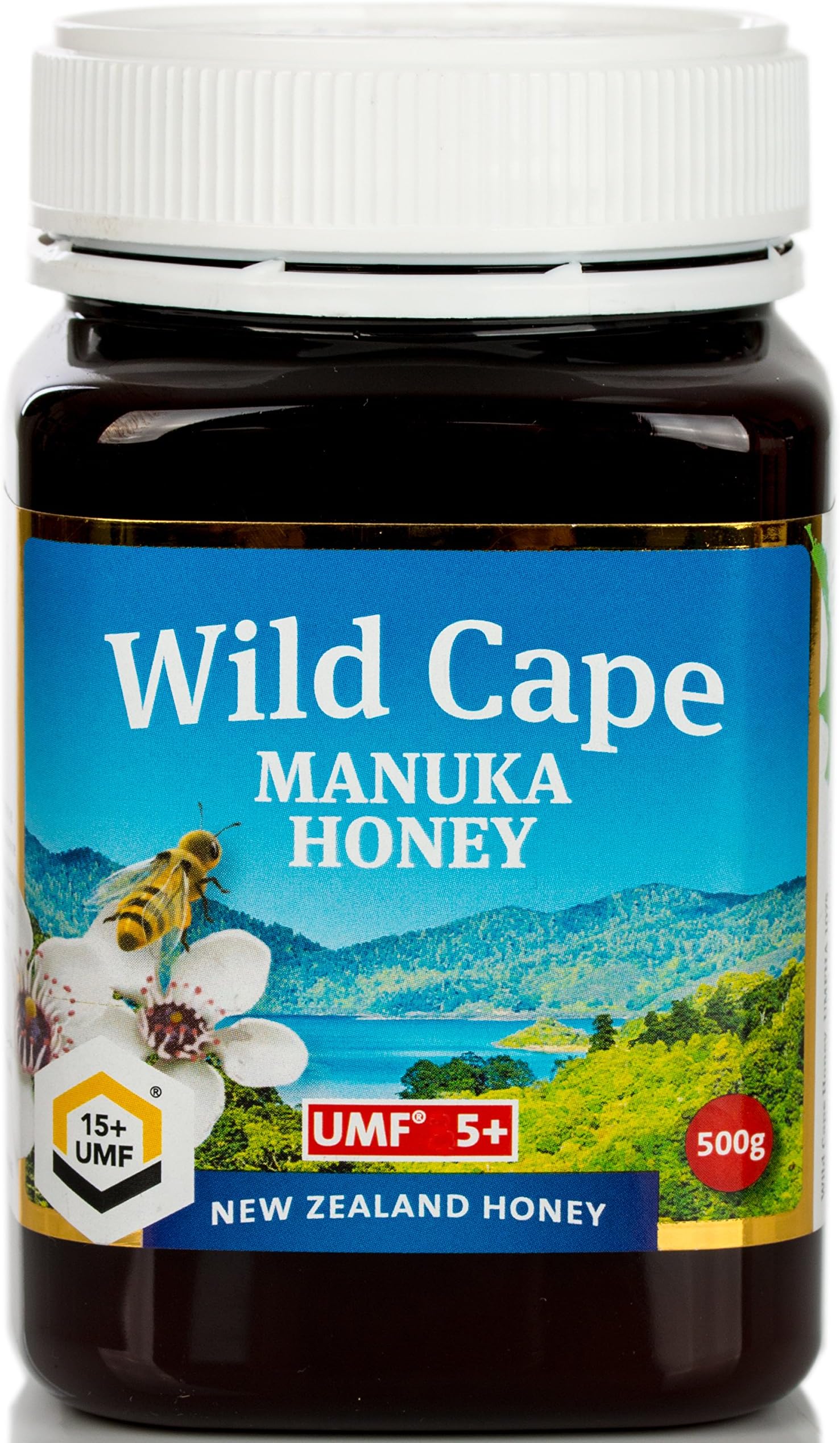 Wild Cape UMF 5+ East Cape Manuka Honey (MGO 83+), 500g (1,1 lb)