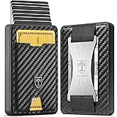 TRAVANDO Swype Slim Wallet for Men Metal RFID Blocking Mens Wallet Card Case (Without AirTag* Pocket)