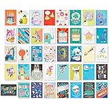 American Greetings Deluxe Kids Birthday Card Assortment, Bright and Cheerful Designs (40-Count)