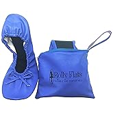 Women's Foldable Flats – Portable Ballet Slippers Shoes for Travel, Wedding – Fits in Purse