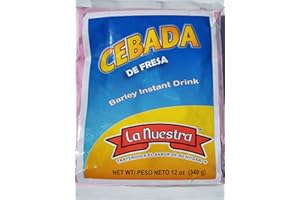 LA NUESTRA Cebada de Fresa 340 grs. / Barley Instant Drink Strawberry Flavor 12 oz.