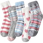 Premillow Womens Fuzzy Socks Fluffy Socks Women Winter Cozy Sock Warm Slipper Home Sleeping Sock for Women