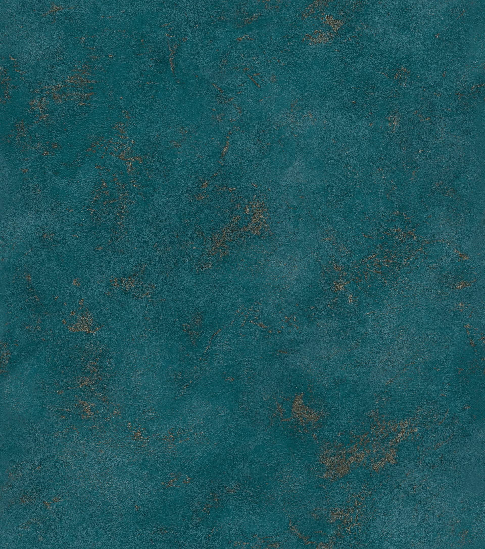 Rasch Tapeten Non Woven Wallpaper (universell) Turquoise 10,05 m x 0,53 m Finca 417098