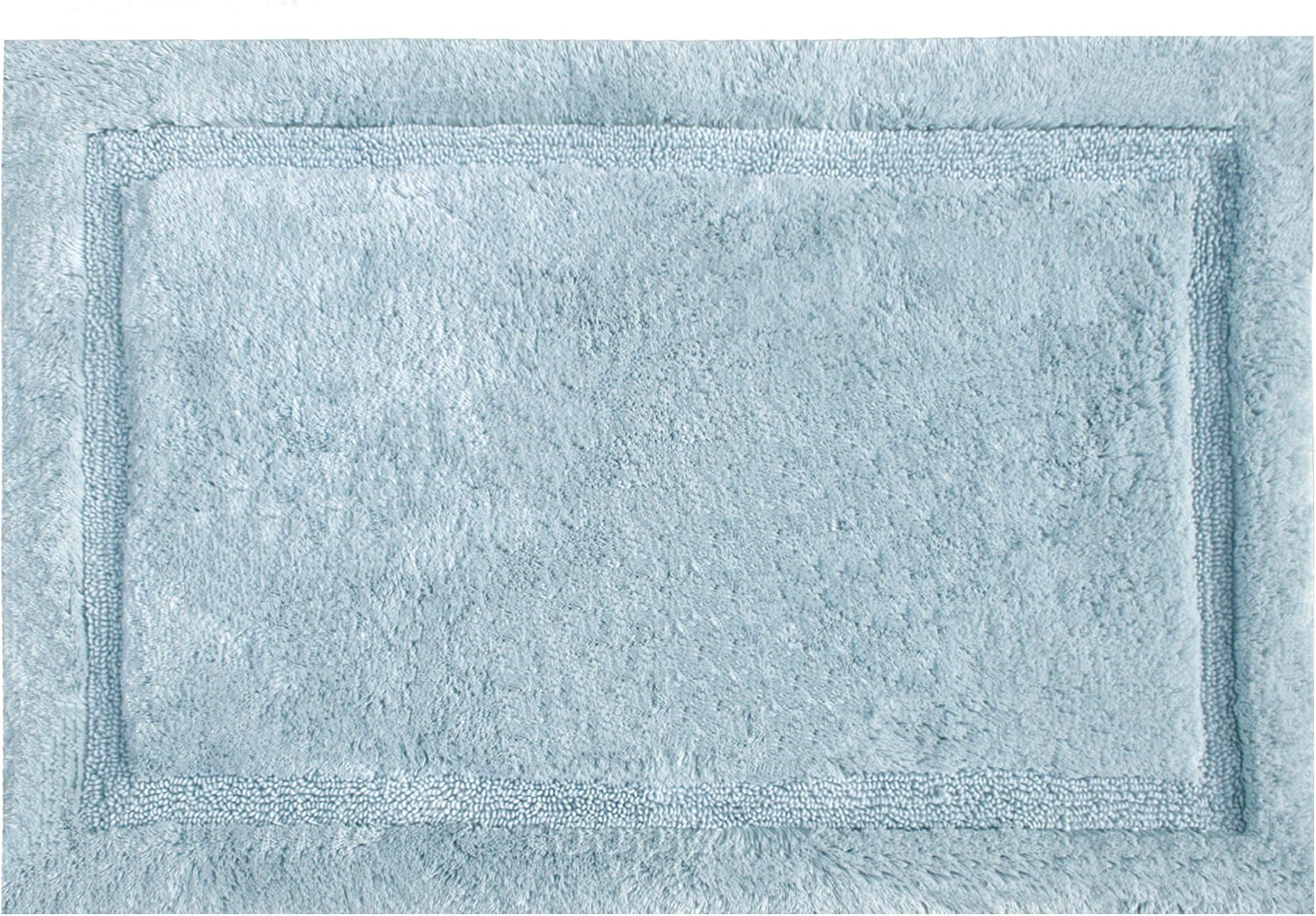 Grund Asheville Series 100% Organic Cotton Bath Rug, 17-Inch by 24-Inch, Denim