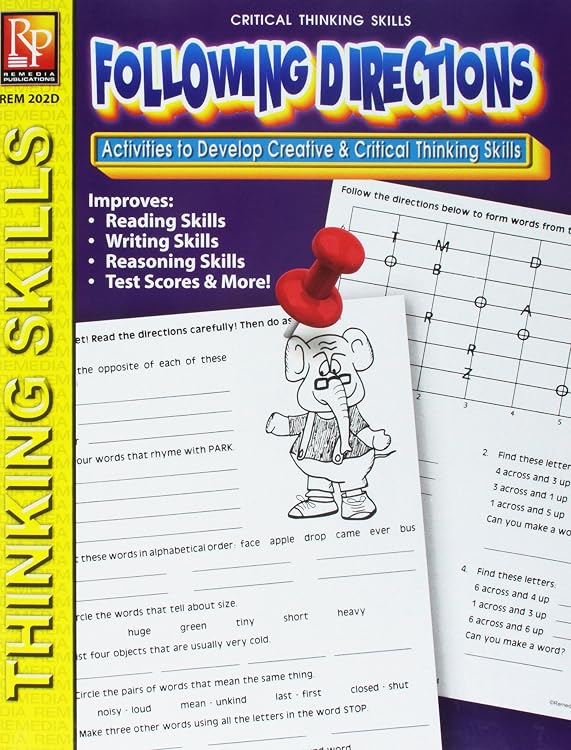 Following Directions Activities To Develop Creative And Critical ...