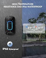 TECKNET Wireless Doorbell RGB Light 400m Range IP66 Battery Powered view 6