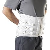 Truform-OTC Lumbosacral Corset, Disc Alignment, Spine Posture, Adjustable Front, Short, Medium (38-40 Inch Hip)