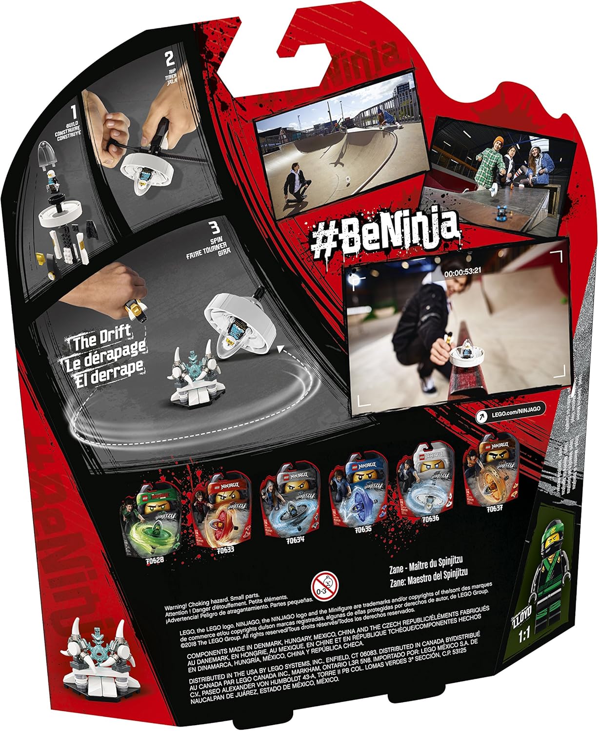 lego ninjago zane spinjitzu