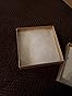 20 Pack Kraft Jewelry Gift Boxes - 3.5x3.5x1 Inch Cotton Filled Presentation Boxes