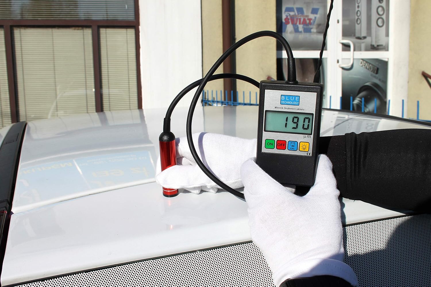 Blue Technology MGR-11-S-AL Coating Thickness Meter Paint Tester Paint Coating Meter (Steel & aluminum) Made in EU,Black,11cm x 6,5cm x 2,8cm - Image 5