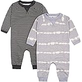 Gerber baby-boys 2-pack Long Leg RomperBaby and Toddler T-Shirt Set
