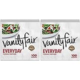 Vanity Fair Everyday Napkins, White - 100 ct - 2 pk