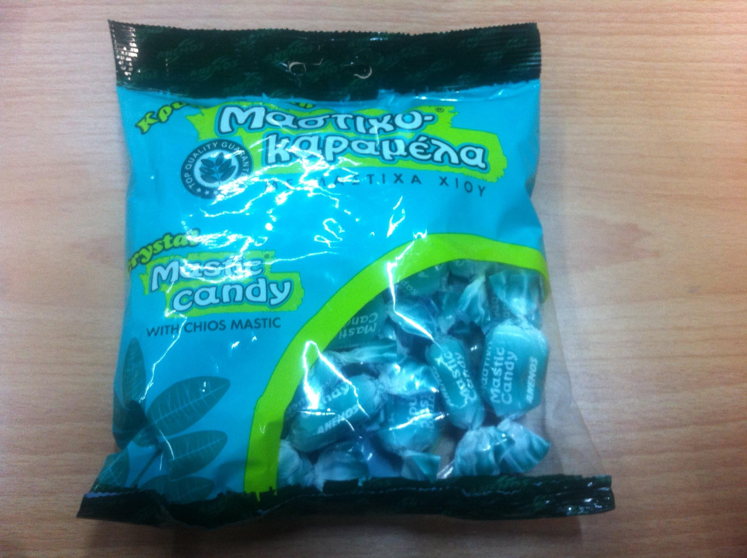 Greek Original Mastiha Candies with Chios Mastic Crystal Mastic Candy