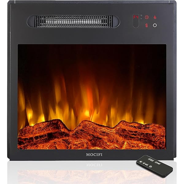Amazon.com: ClassicFlame 18 Infrared Quartz Electric Fireplace Insert with  Safer Plug, Black : Home u0026 Kitchen