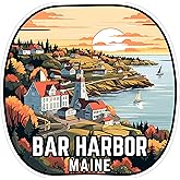 Bar Harbor Maine Sticker 4 Inch Travel Souvenir City Destination - Waterproof Vinyl Decal for Laptop Water Bottle Car Tumbler - Durable Aesthetic Long-Lasting Stickers for Adults ID44990