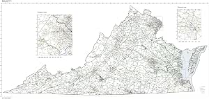 Amazon.com: ZIP Code Map State of Virginia Not Laminated: Home & Kitchen