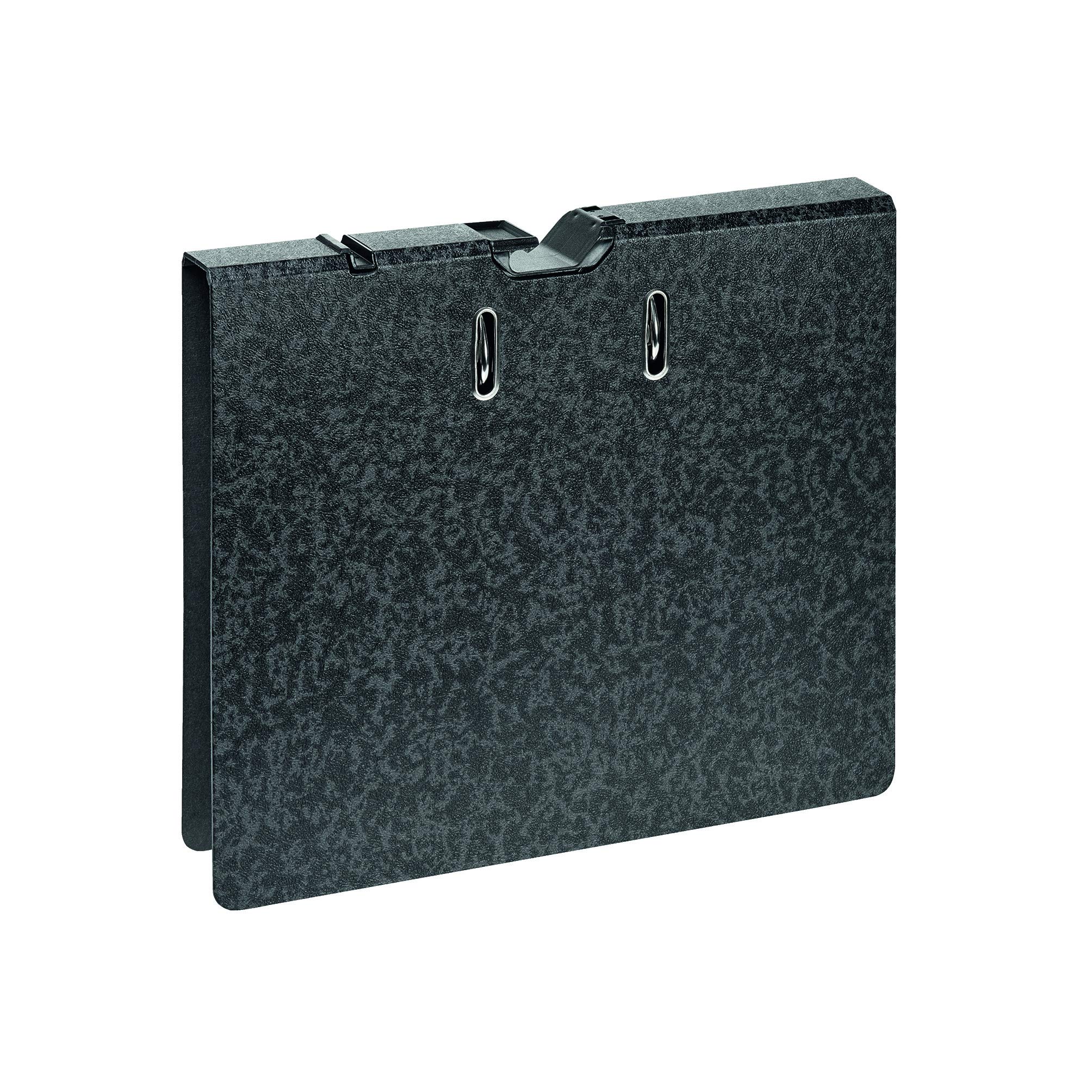 Exacompta - Ref 15031420000F - FALKEN - Pendular Pendel Lever Arch File - Suitable for A4 Documents, 50mm Spine, Blue Angel Certified - Black (Pack of 10)