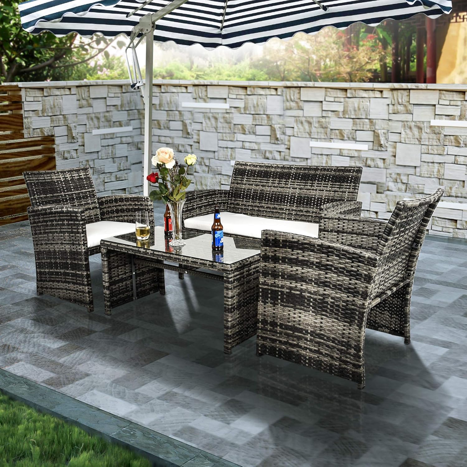 Best 4 Piece Lawn Furniture Set