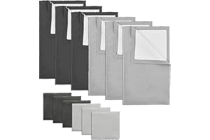 12 Pcs Silver Polishing Cloths, Double-Sided Multi-Layer Jewelry Cleaner for Accessories