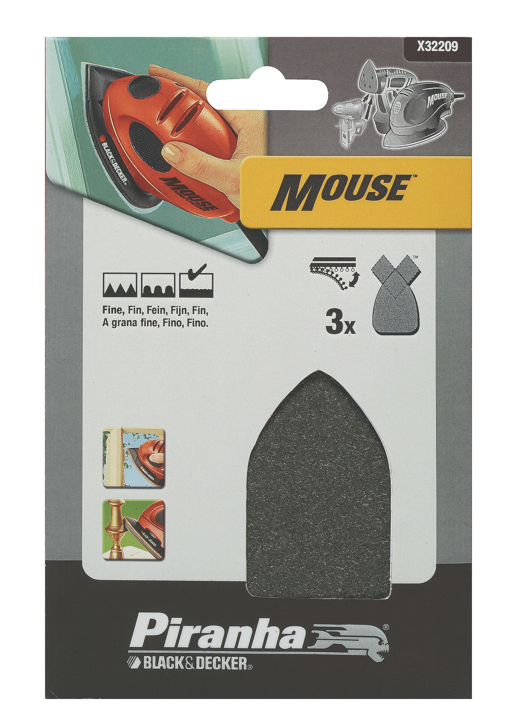 Piranha X32209-XJ Quick Fit Mouse Sheet Fingers