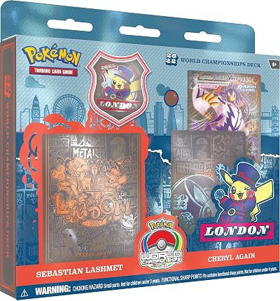 Pokémon TCG World Championships Deck Sebastian Lashmet 2022 Brand New
