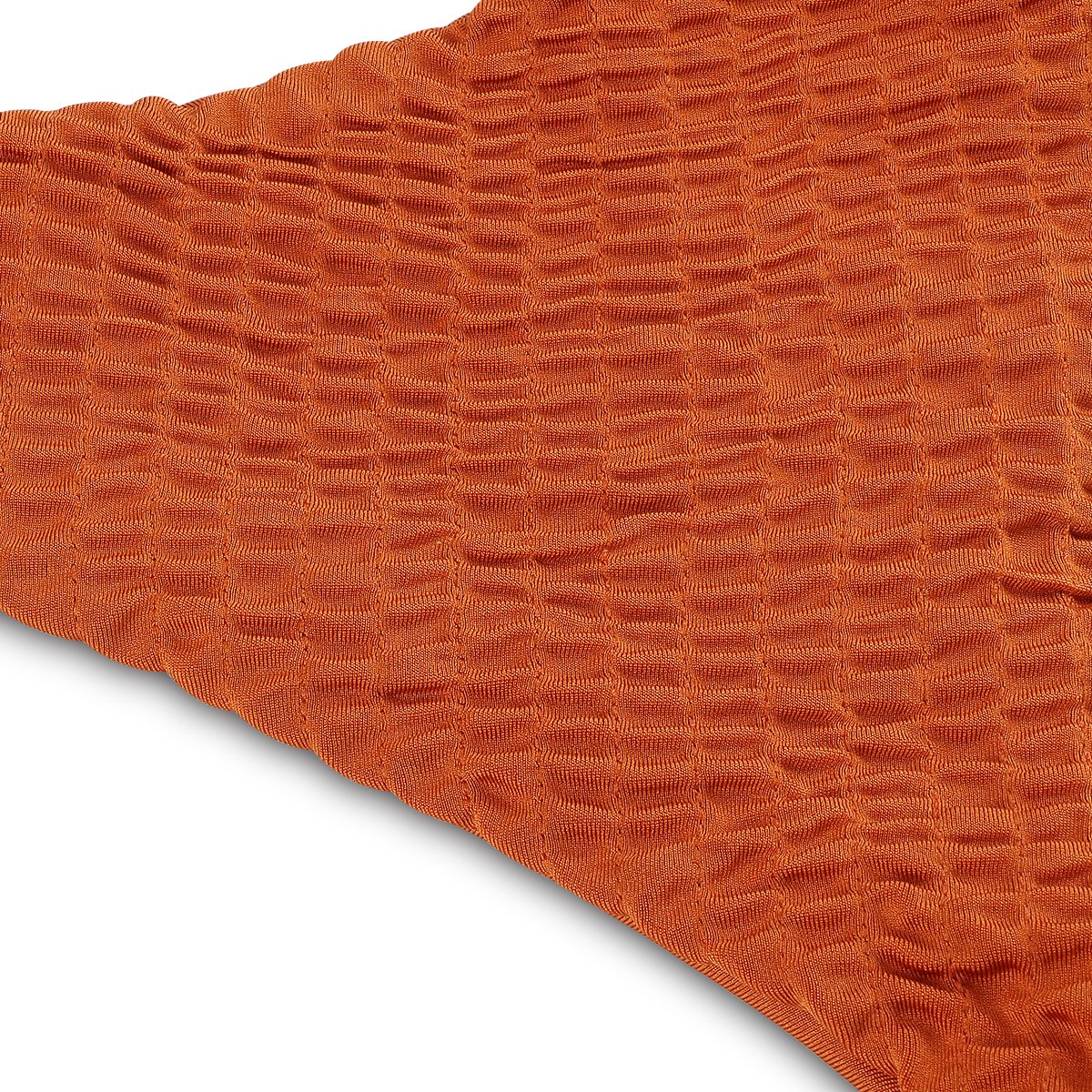 QEETUNG Women\'s Bikini Two Piece Solid Color Sexy Pleated Triangle Swimsuit Bikini Sets Beachwear Top Bottom Set (Yellow, M(US 2-4. Cup Size: B-C))