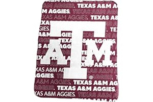 Logo Brands NCAA Classic Fleece Throw Blanket -50” x 60” Ultra-Soft Game Day Blanket with Bold Team Colors & Logo – Cozy College Team Bedding for Fans & Alumni