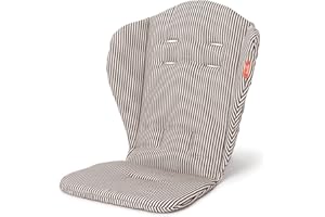 Austlen Entourage Primary Seat Liner: Washable Baby Stroller Accessories Cushion - Black Striped