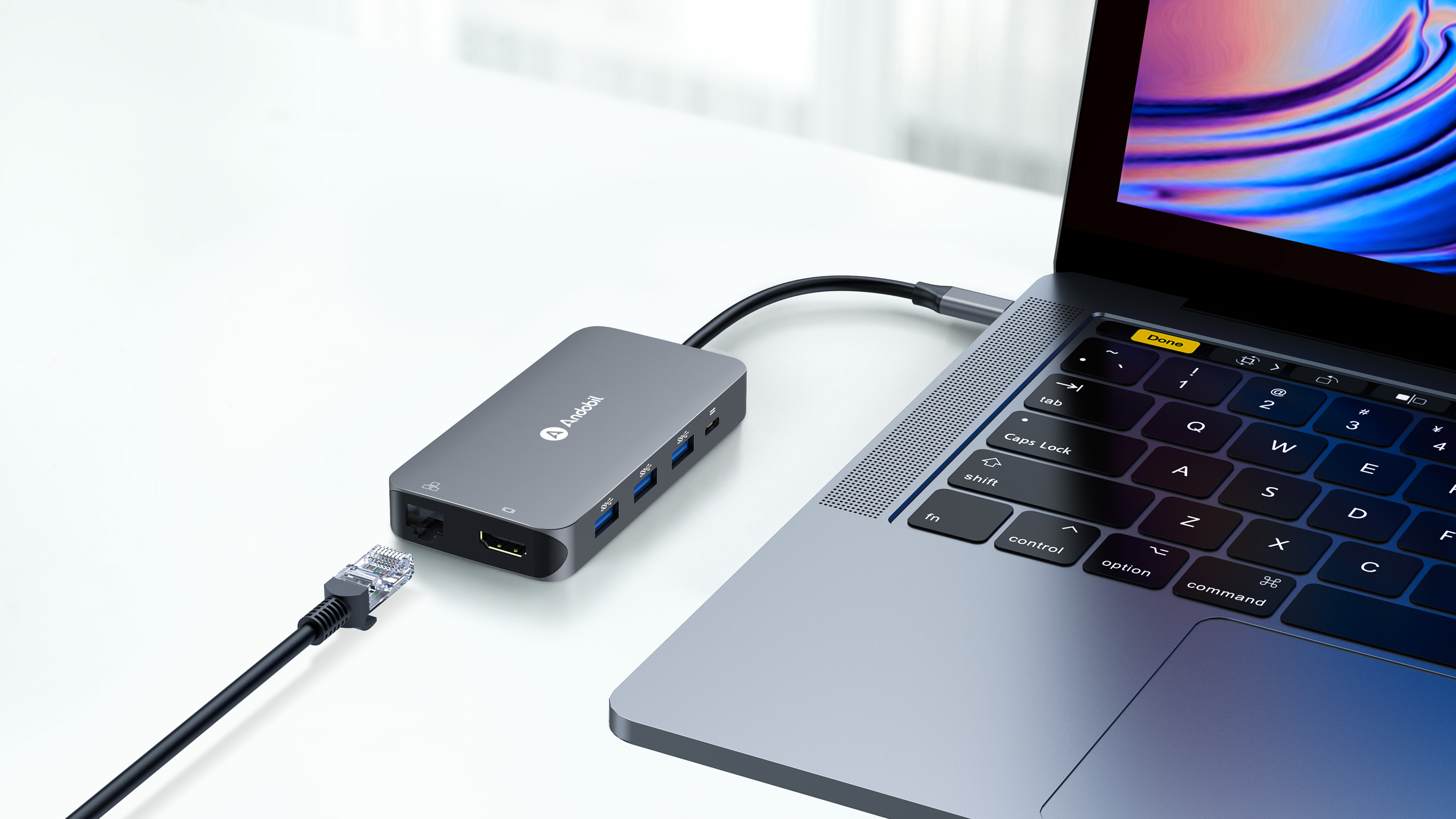 6 andobil+USB+Adapter+Hub+Compatible