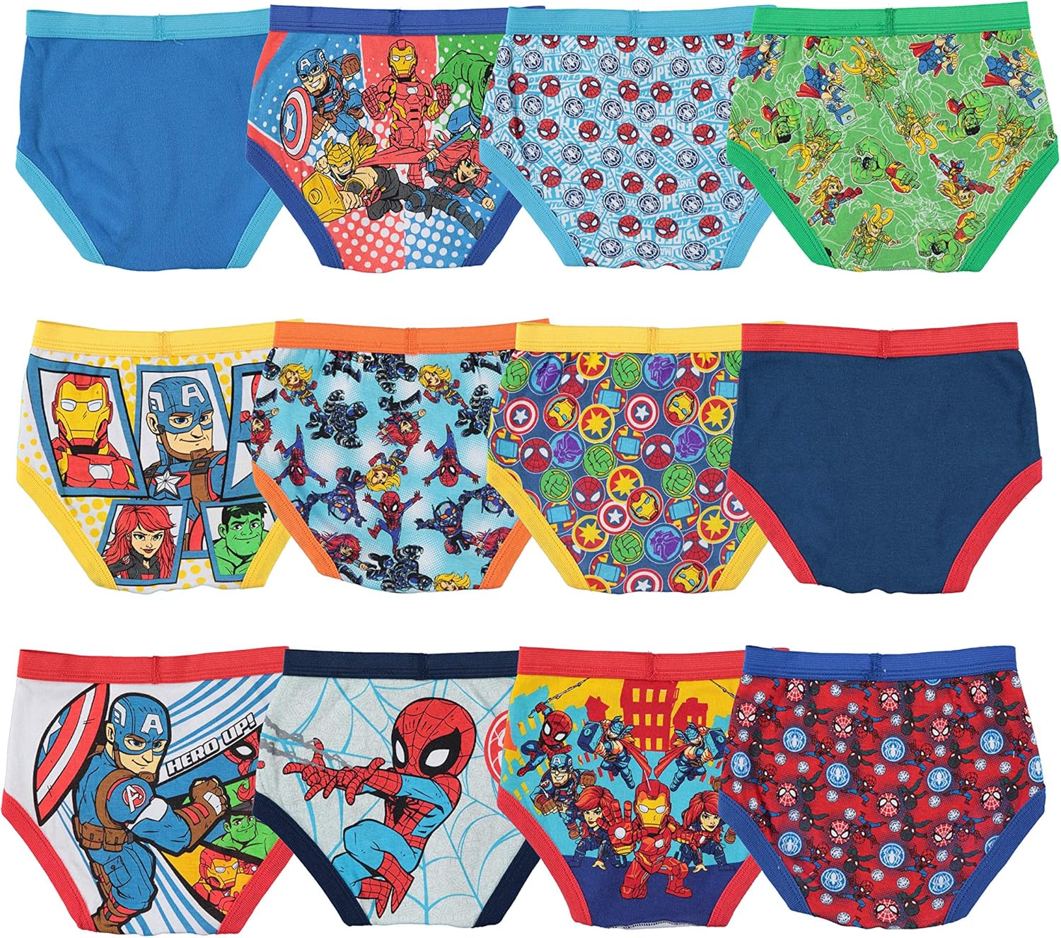 Marvel Hero Toddler Boy Briefs in 7pk: Clothing
