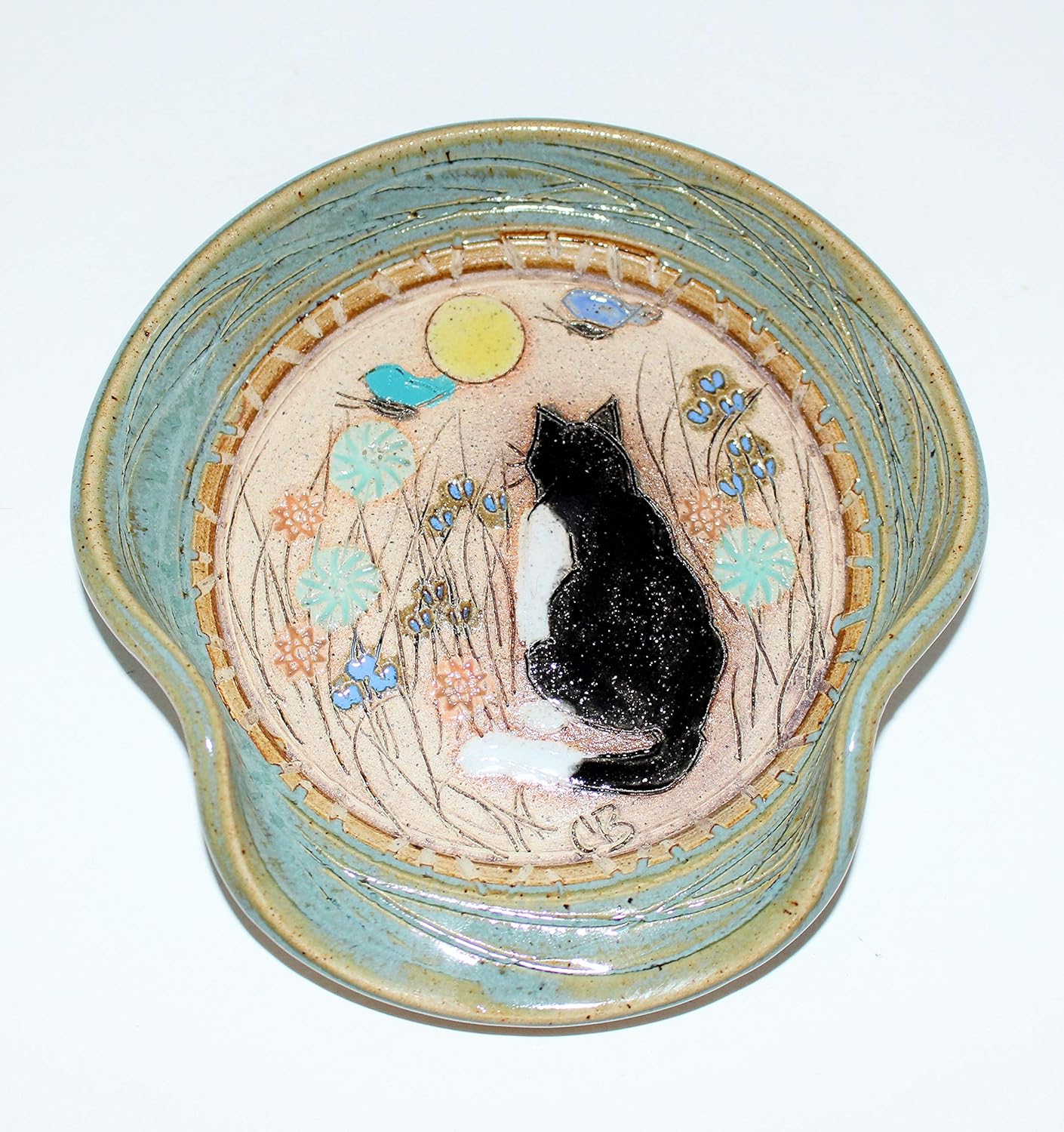 black cat spoon rest