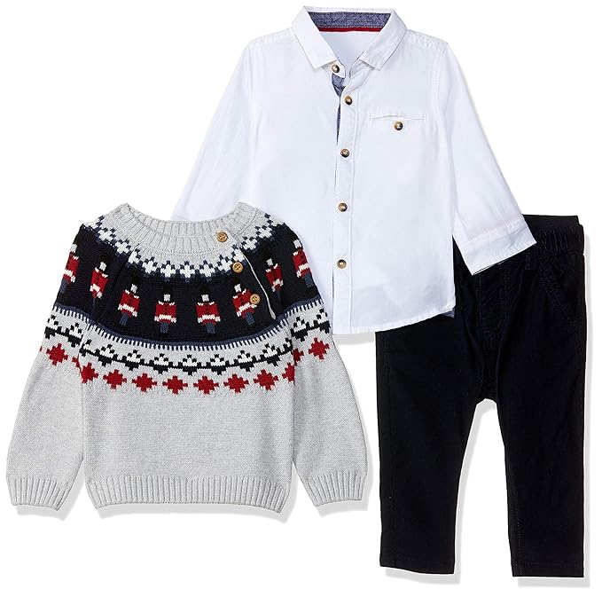 Buy Mothercare Baby Boy's Cotton Clothing Set (QD8631_Multicoloured