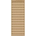 Burlap 14 Pocket Chart (13" x 34")