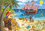 Ravensburger Pirates and Mermaids Jigsaw Puzzles for Kids 4+ 2x24 Pieces view 2