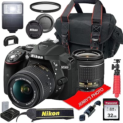 Nikon D5300 Camera Bundle with 18-55mm Lens, Case, Kenya Ubuy