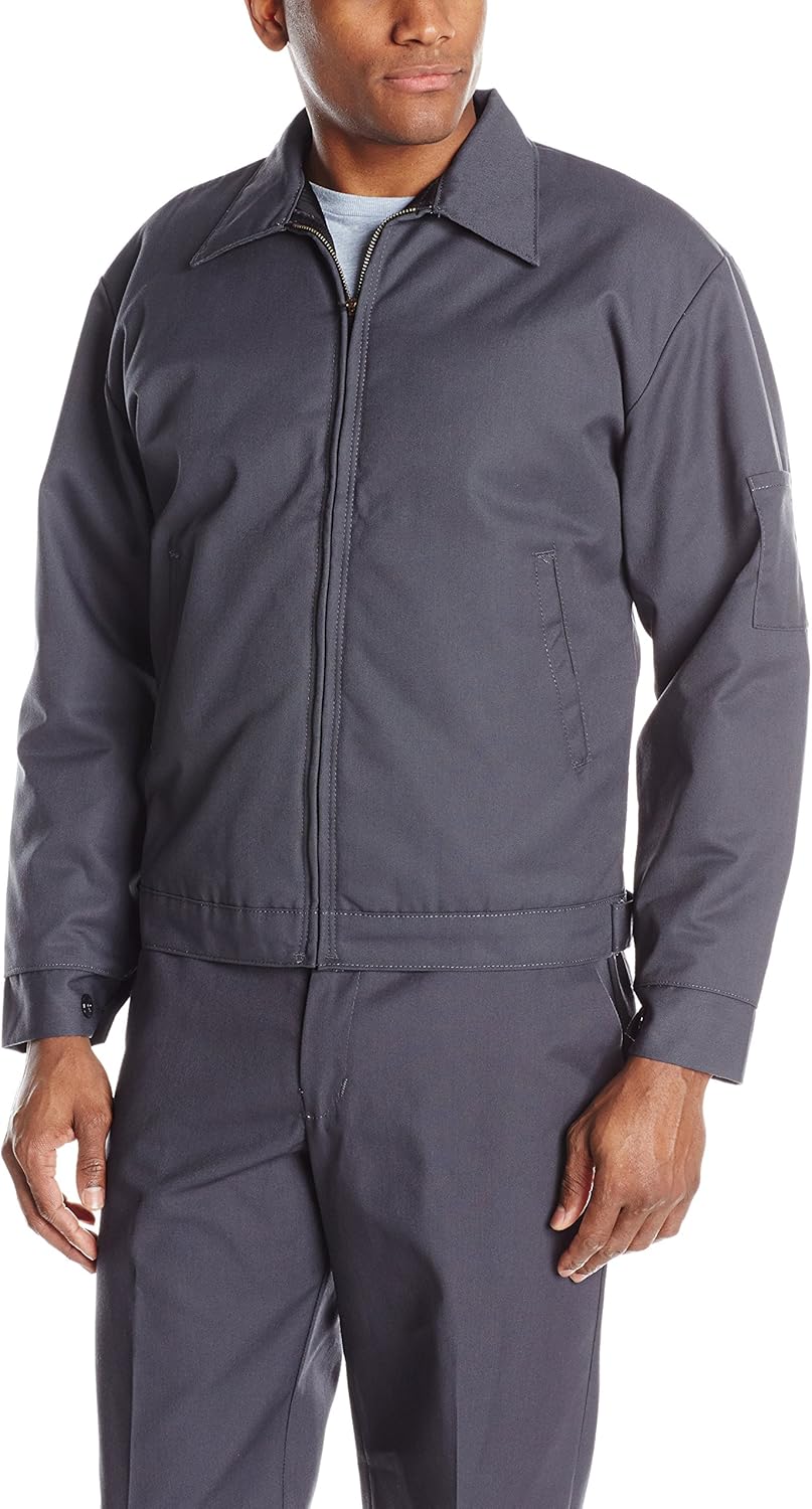 Red Kap Men's Slash Pocket Jacket