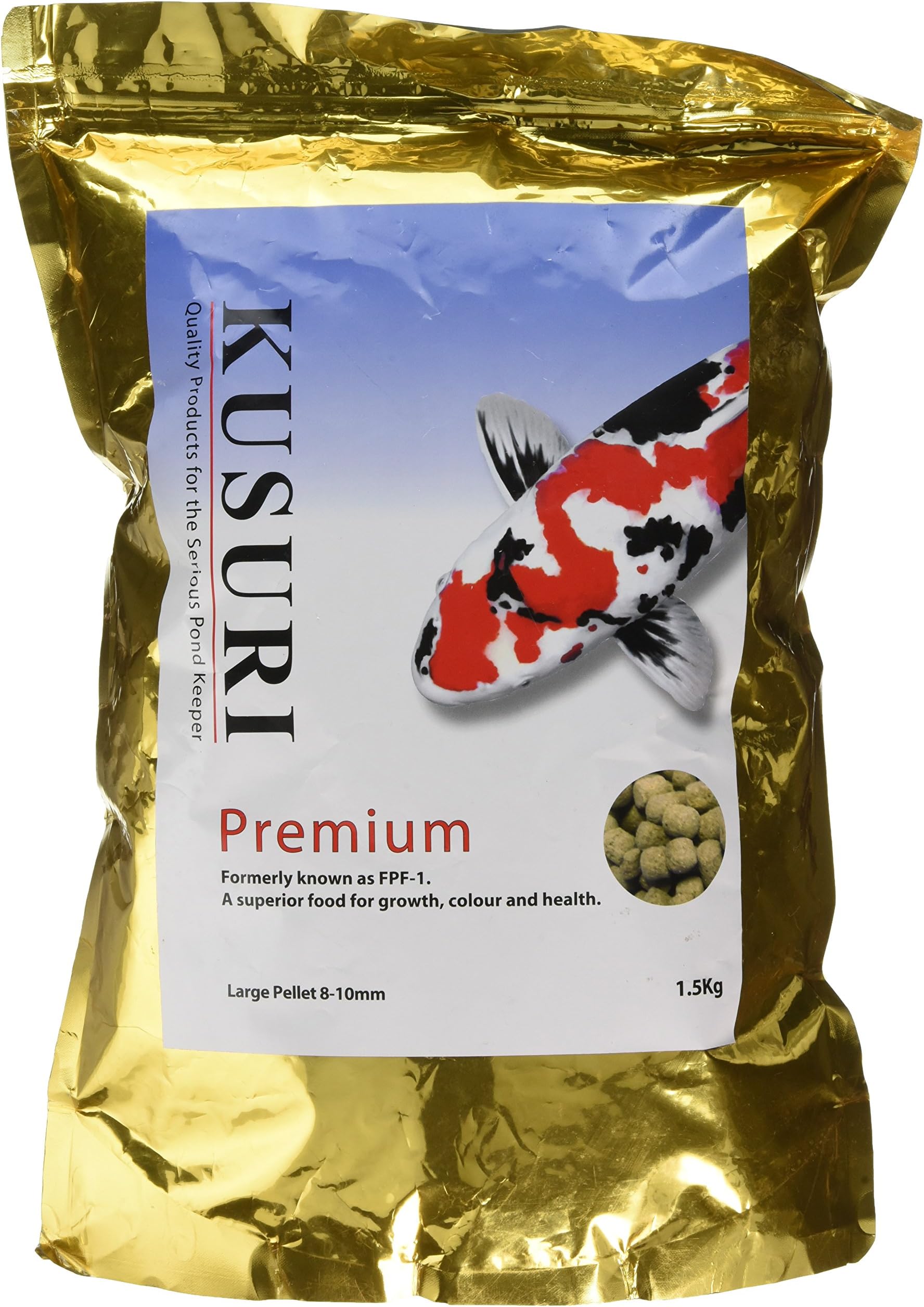 Kusuri Koi Food Premium, Large, 10 mm, 1.5 kg