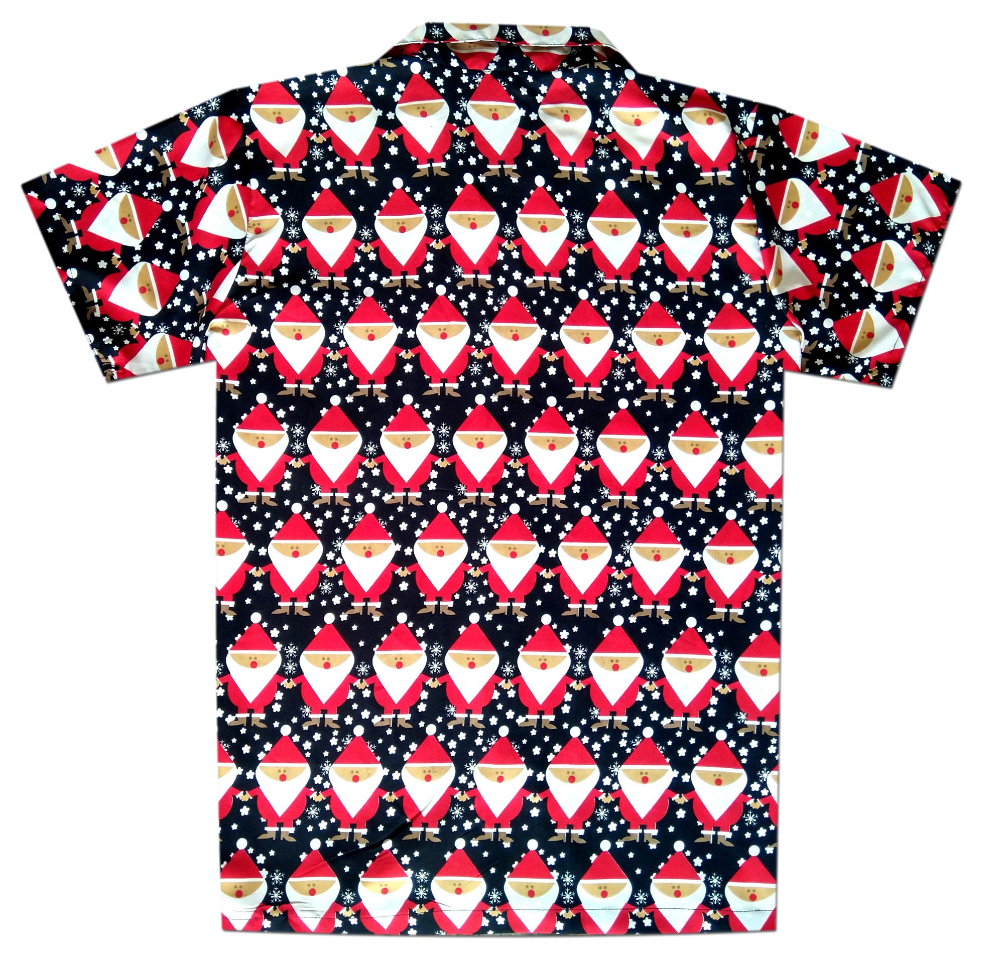 Varnit Crafts Funky Christmas Hawaiian Shirt for Men Holiday X4 - Image 4