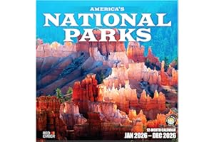 RED EMBER America's National Parks 2026 Wall Calendar 12 Month | 12" x 24" Open | Thick & Sturdy Paper | Giftable | Calendar 2026