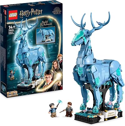 LEGO Harry Potter Expecto Patronum 76414 2in1 Stag Wolf Build-Rebuild Display