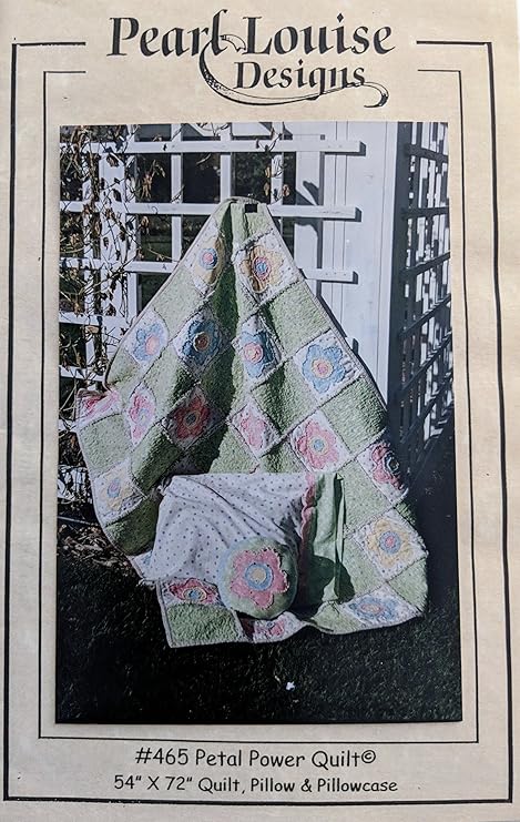 Amazon Com Pearl Louise Designs Petal Power Quilt Pillow