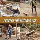Newman and Cole 12in Yard Brush Heavy Duty Outdoor Broom 120cm Handle view 4