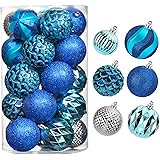 31pcs 2.75in & 1.97in Christmas Decoration Balls Shatterproof Colorful Set Ornaments Balls for Festival Wedding Home Party De