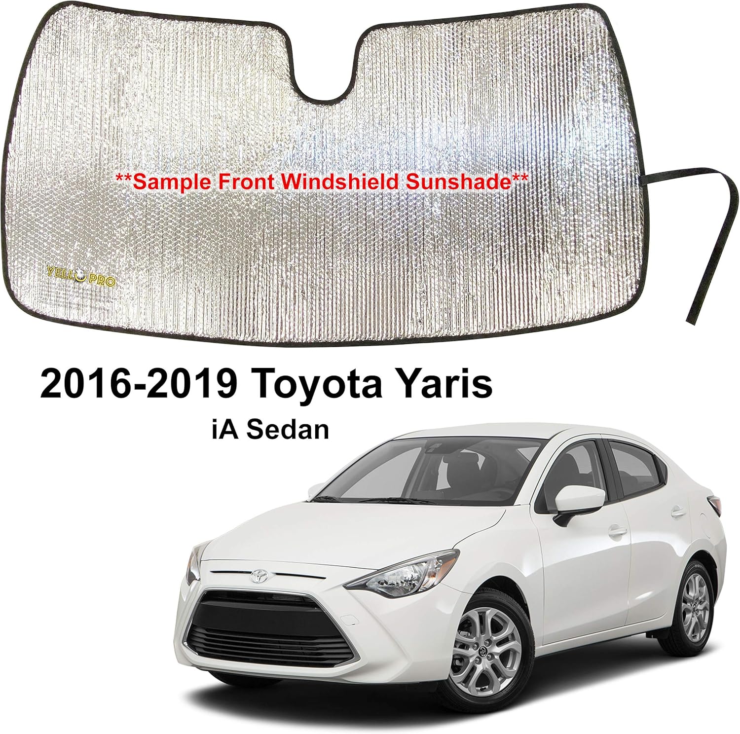 YelloPro Auto Custom Fit Car Front Windshield Reflective